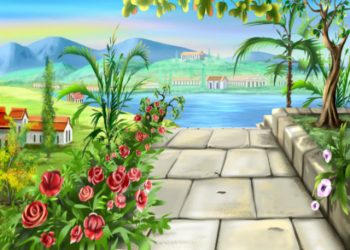 Path to the water birthday card