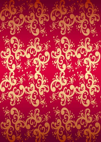 Swirls with pink background blank card