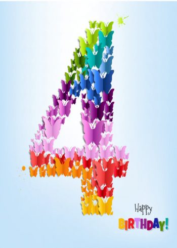 Happy birthday 4 birthday card